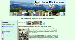 Desktop Screenshot of matthewdickerson.net