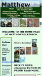 Mobile Screenshot of matthewdickerson.net